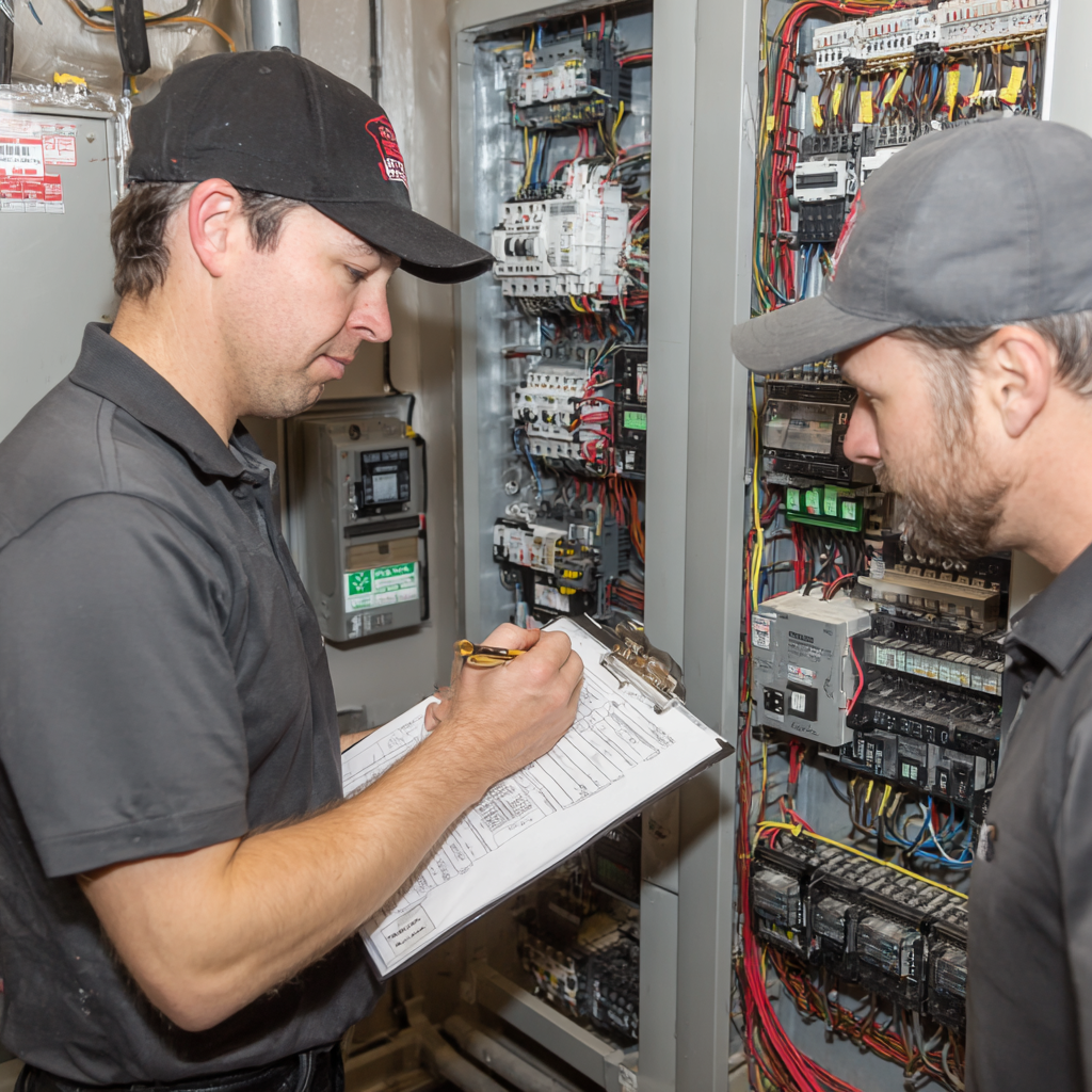 Homeowner safety checklist for electrical system maintenance and when to call professional electrician